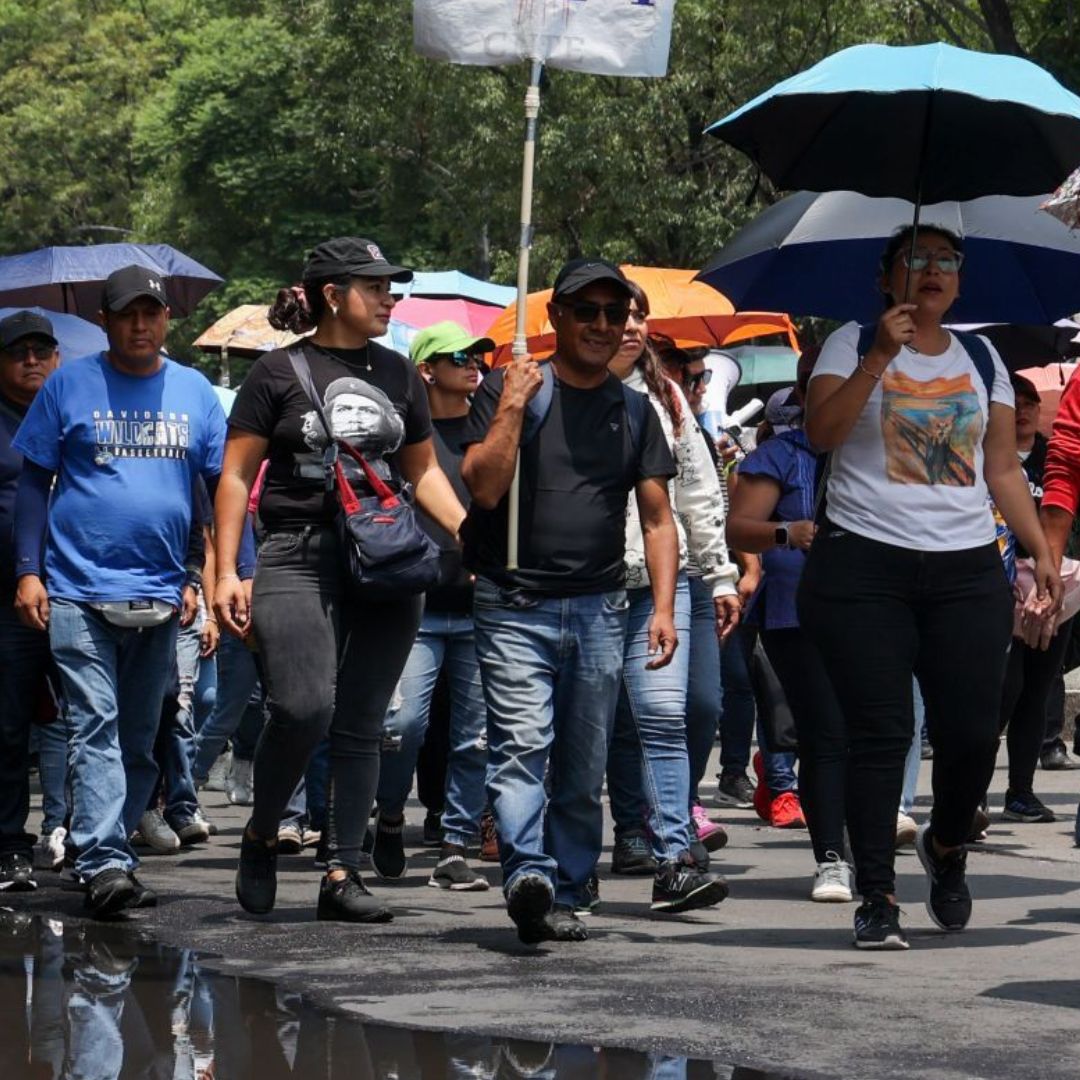 Marcha en la Ciudad de México.